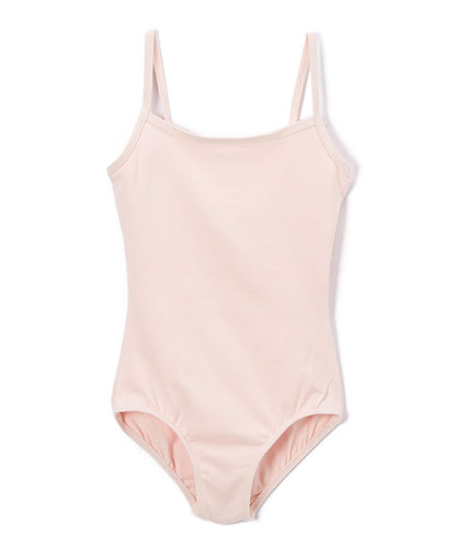 Girls Pink Sleeveless Full Front Lined Leotard