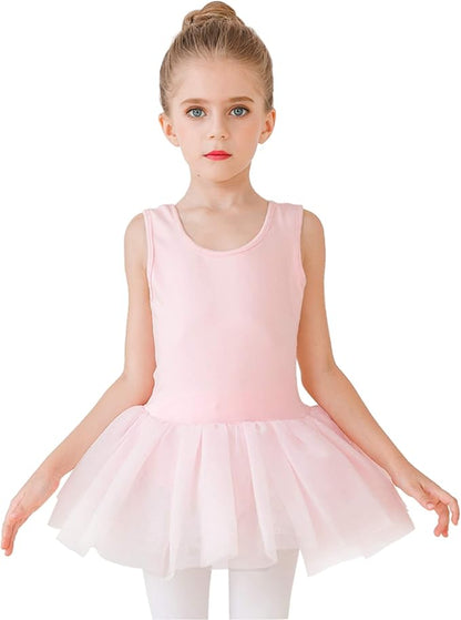 Ballet Girls Tulle Blue Tank Top Leotard Dress