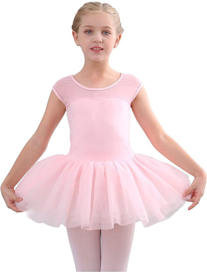 Ballet Girls Tulle Blue Tank Top Leotard Dress