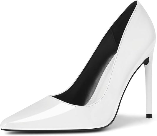 Society Chic White Dress Heels