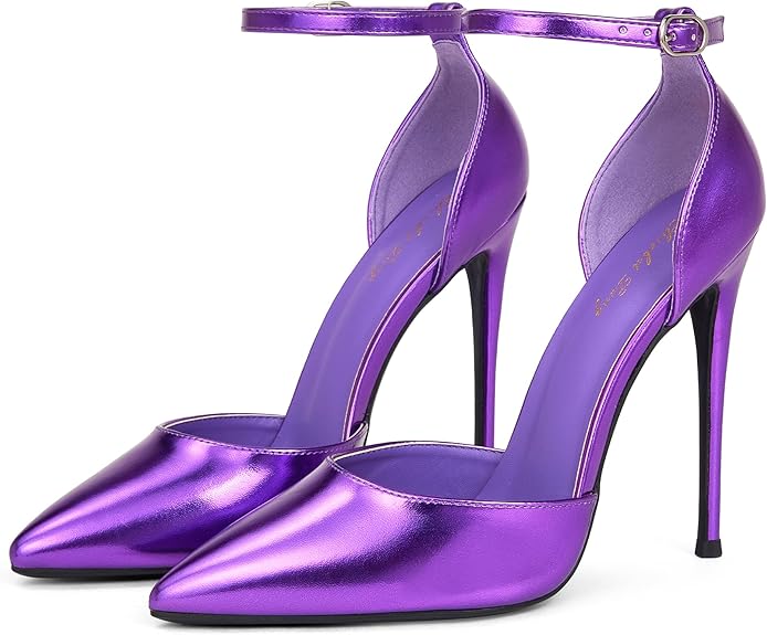 Sophisticated Purple Party Wedding Pumps