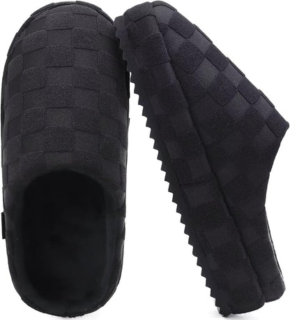 Men's Grey Comfort House Slippers