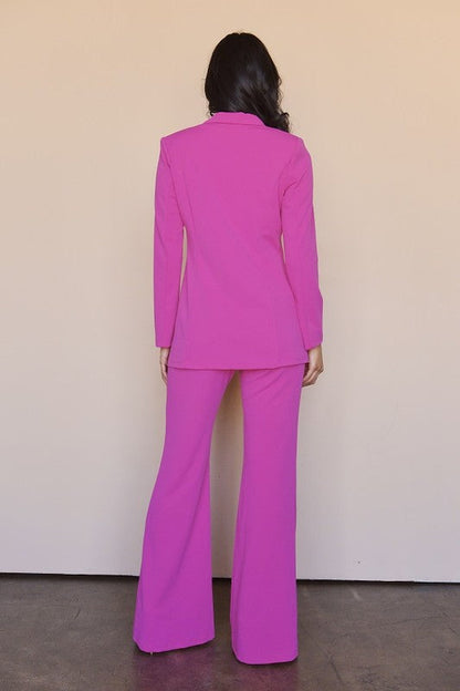 Posh Pink Blazer & Suit Set