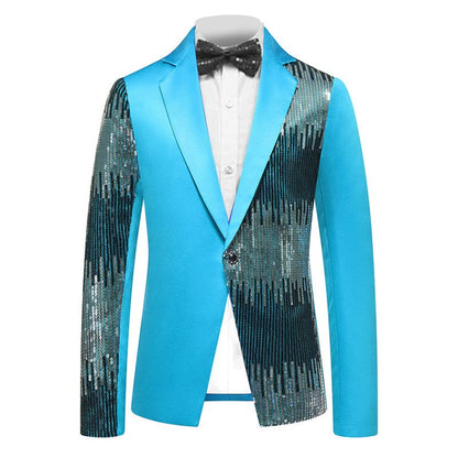 Men's Sequin Costume Performance Blazer