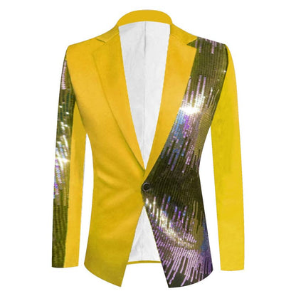 Comfort Men's Sequin Costume Performance Blazer