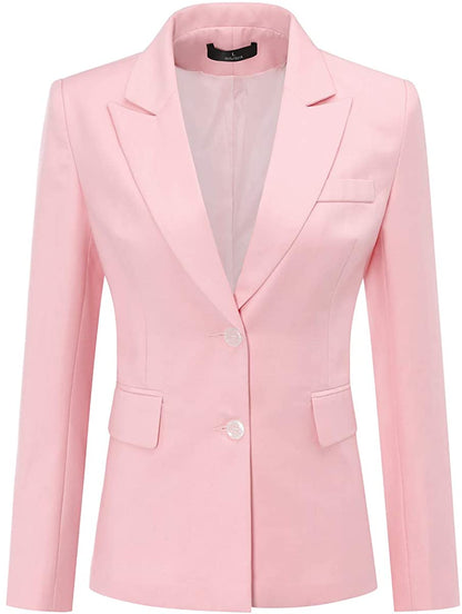 Sophisticated Mauve Pink 2pc Office Work Blazer and Pants Set